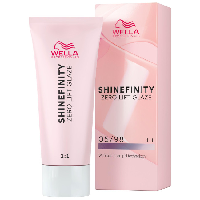 Coloration gloss Shinefinity 05/98 stell orchid Wella 60ML

This text is referring to a Wella hair color product called Shinefin