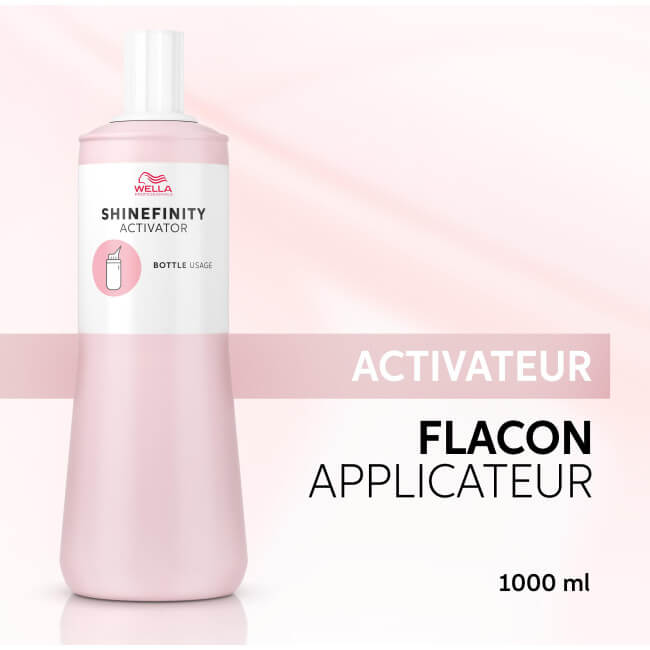 Activateur 2% Shinefinity flacon applicateur Wella 1L