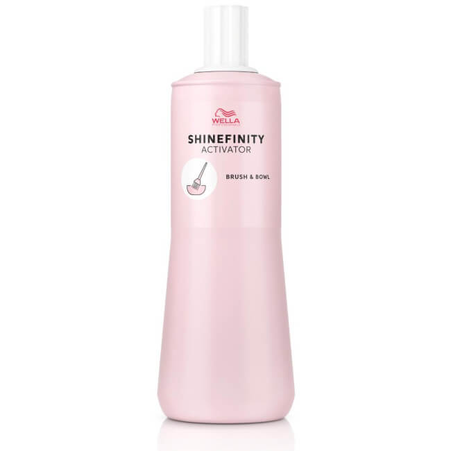 Activador 2% Shinefinity con bol + pincel de Wella 1L