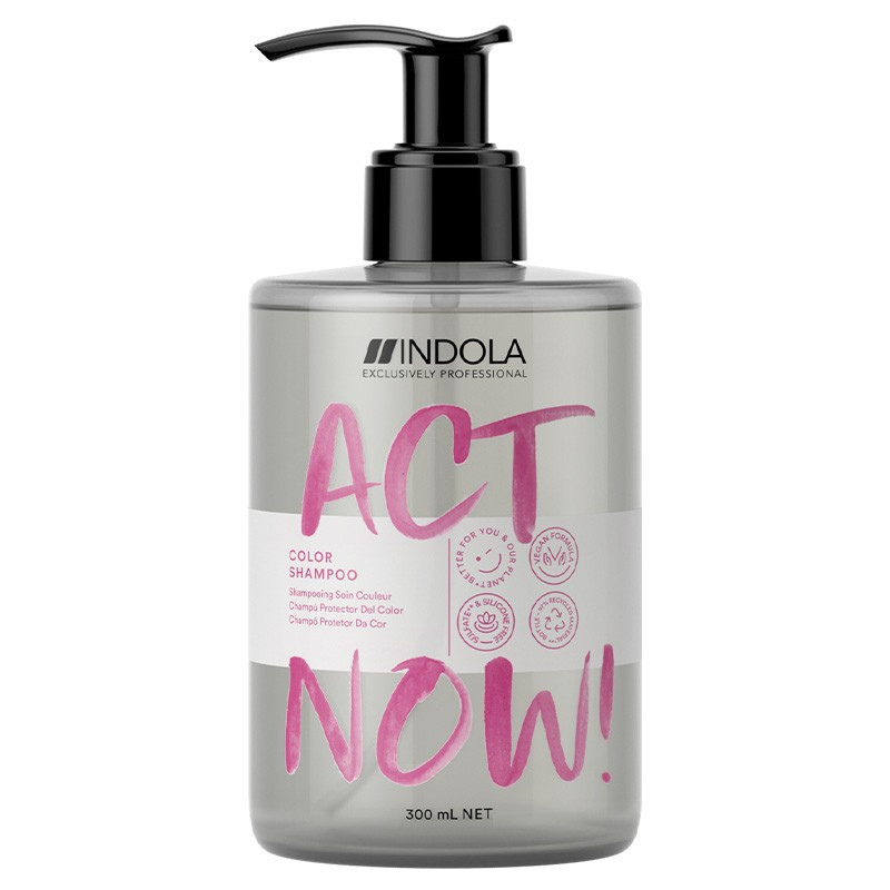 Farbschutz-Shampoo ACT NOW 300 ml von INDOLA