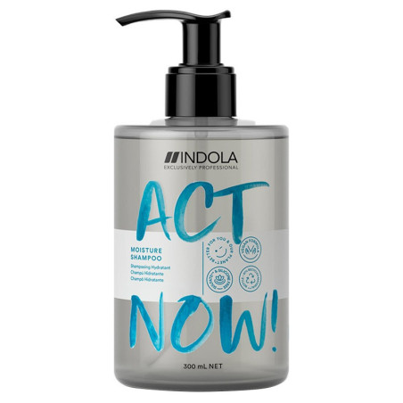 Moisturizing Shampoo ACT NOW 300ML INDOLA