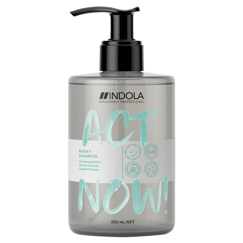 Reinigendes Shampoo ACT NOW 300ML von INDOLA.