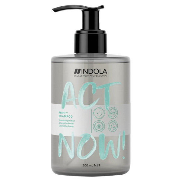 Purifying Shampoo ACT NOW 300ML by INDOLA