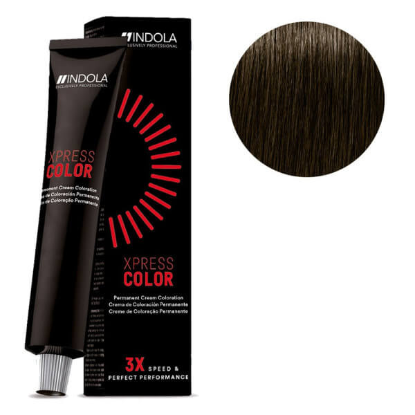 Coloración XpressColor 5.00 Castaño Claro Natural Intenso 60ML INDOLA