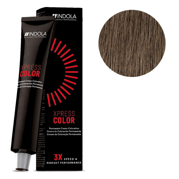 Coloration XpressColor 7.2  Blond Moyen Perlé 60ML INDOLA