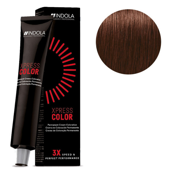 XpressColor 6.65 Dark Blonde Mahogany Red Coloring 60ML INDOLA