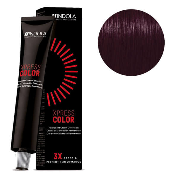 Kleuring XpressColor 6.77 Donkerblond Intens Violet 60ML van INDOLA. Kleuring XpressColor 6.77 Donkerblond Intens Violet 60ML van INDOLA.