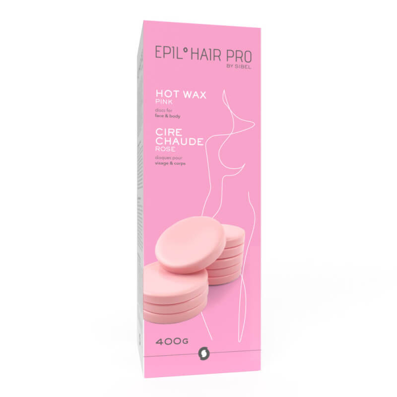 Disco de cera depilatória rosa 400g