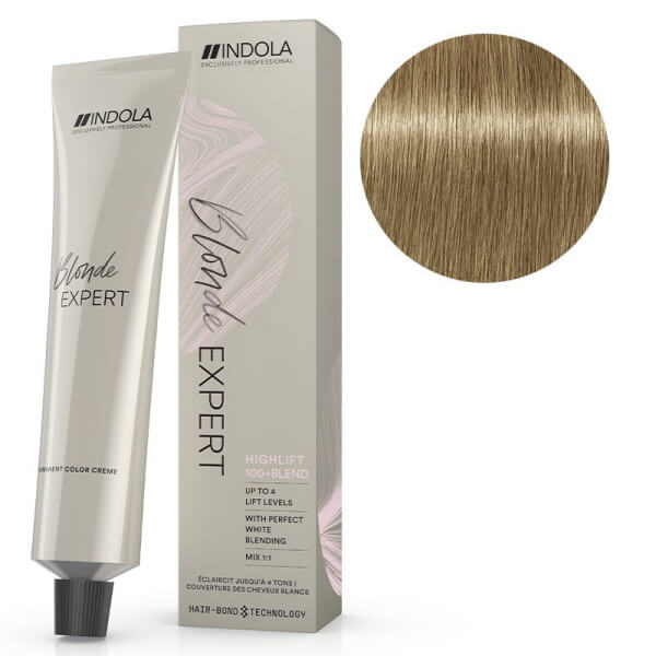 Blond Expert 100.8+ Haarkleuring 60 ml + Chocolat Plus 60 ml van INDOLA. Blond Expert 100.8+ Haarkleuring 60 ml + Chocolat Plus 60 ml van INDOLA.