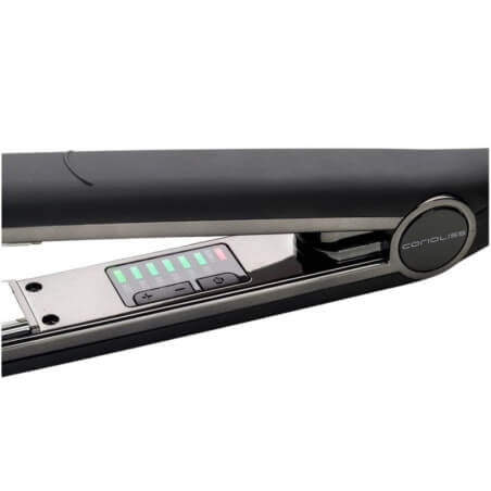 Prancha Alisadora C1 Digital Preto S Touch Prateado Sideral Corioliss