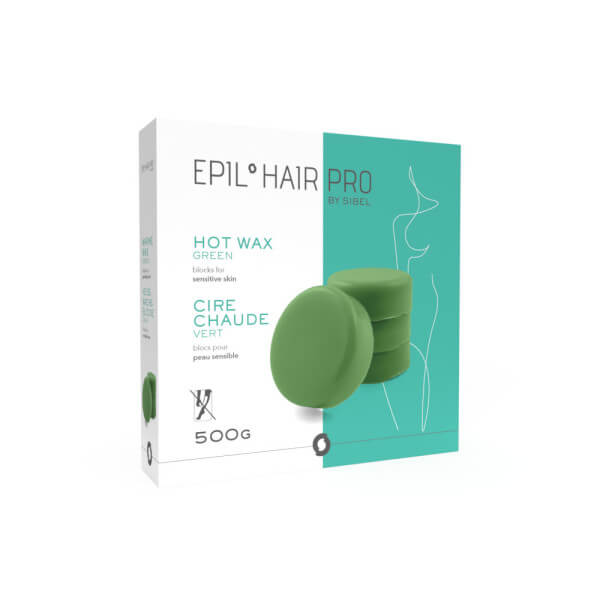 Pasta de cera 500g Verde Peles sensíveis Pasta de cera 500g Verde Peles sensíveis