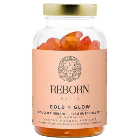 Complementos alimentares para a pele Gold & Glow Reborn