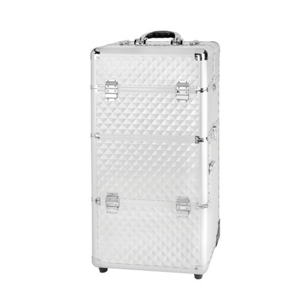 Valise aluminium Diamond argent Parisax Professional