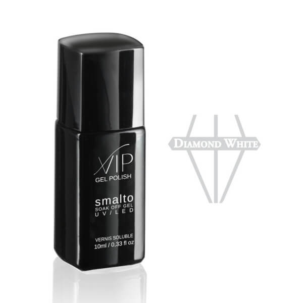 Nagellack Semi Vip Gel Polish Diamond White Shimmer 10ML