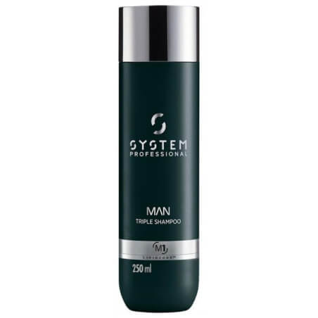 Man System Professional hair and beard routine with FREE shampoo