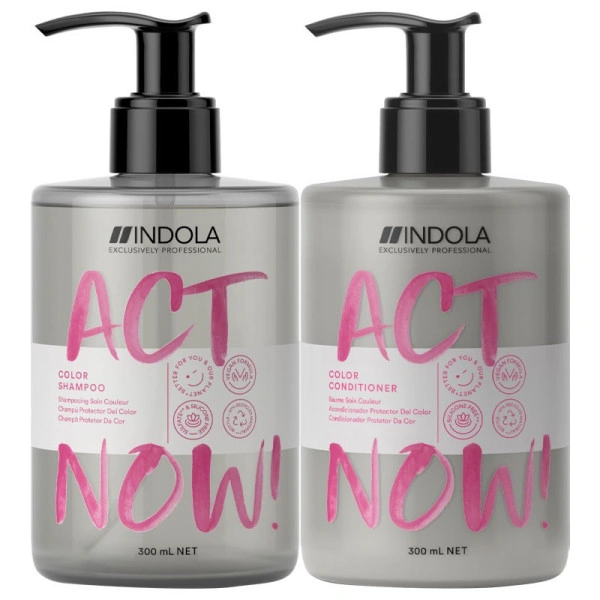 Farbschutz-Shampoo ACT NOW 300 ml von INDOLA