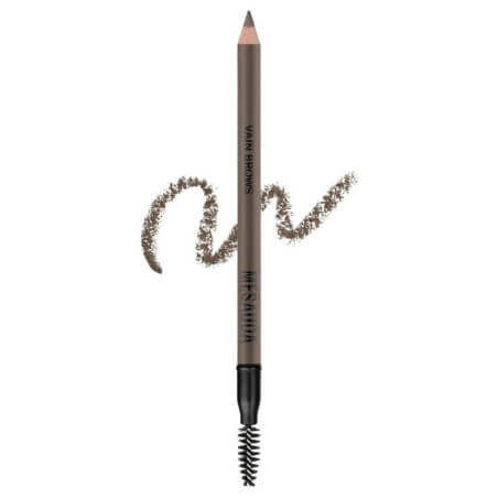 Lápis de sobrancelhas em pó Vain Brows 102 morena Mesauda