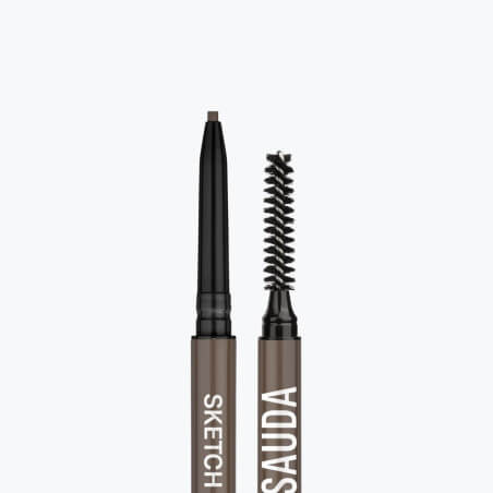 Lápis de sobrancelhas à prova d'água Sketch Brows 102 brunette da Mesauda