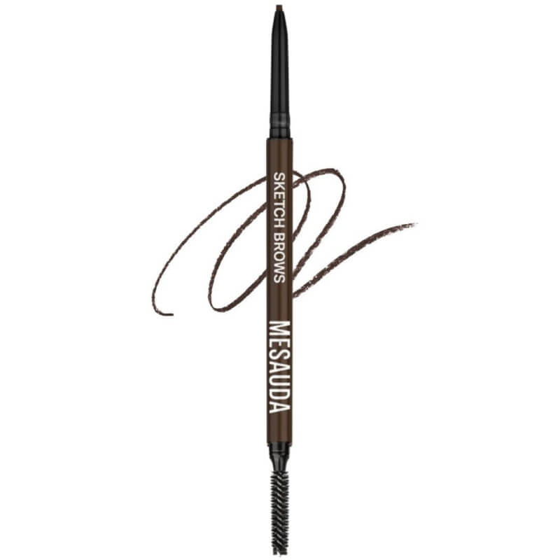 Crayon à sourcils waterproof Sketch Brows 104 noir Mesauda