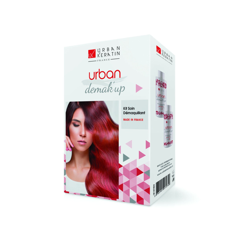 Demak Up URBAN KERATIN hair makeup remover kit 2x250ML