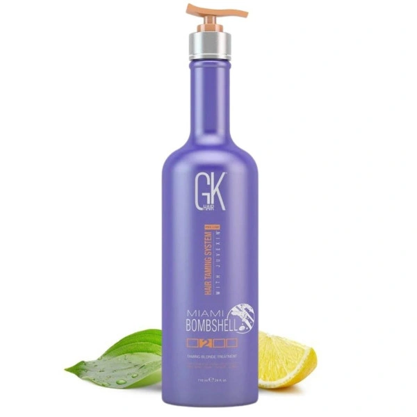 Traitement lissant cheveux blonds Miami Bombshell GK Hair 710ML Traitement lissant cheveux blonds Miami Bombshell GK Hair 710ML