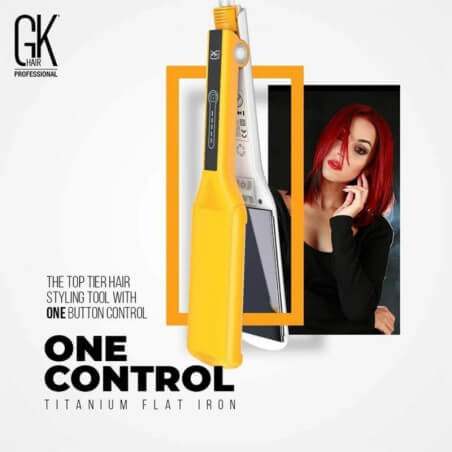 Prancha alisadora One Control Titanium Flat Iron GK Hair