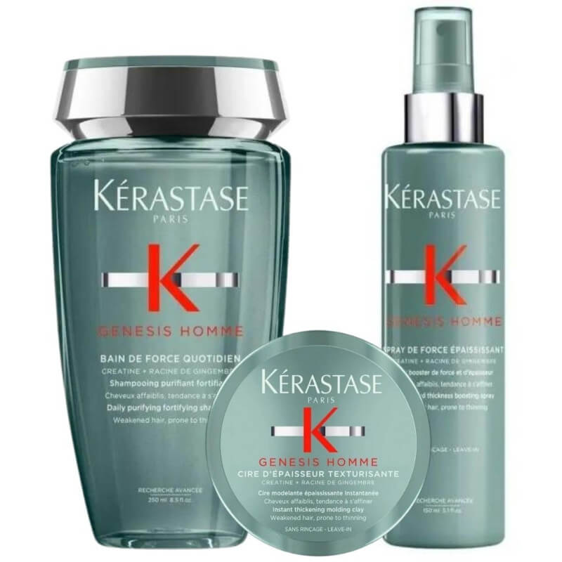 Trio capilar masculino Genesis de força Kérastase