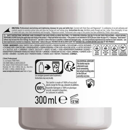 Champô Silver L'Oréal Professionnel 300ML