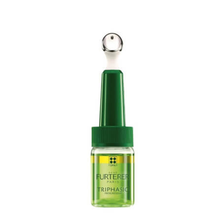 Tratamento antiqueda Triphasic Progressive René Furterer 16x5,5ML
