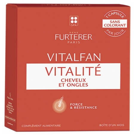 Compléments alimentaire cheveux et ongles 3 mois Vitalfan René Furterer 