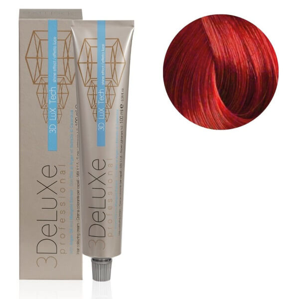 Crema colorante 8.66 biondo chiaro rosso intenso 3Deluxe Pro 100ML