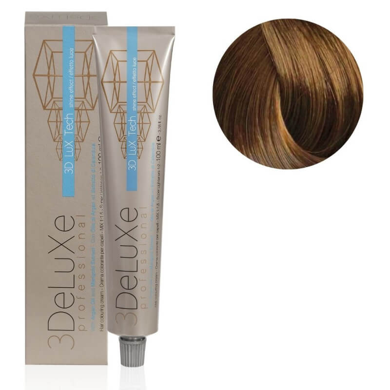 Crema colorante 7.32 biondo dorato iridescente 3Deluxe Pro 100ML Crema colorante 7.32 biondo dorato iridescente 3Deluxe Pro 100ML