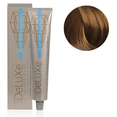 Crema colorante 7.32 biondo dorato iridescente 3Deluxe Pro 100ML Crema colorante 7.32 biondo dorato iridescente 3Deluxe Pro 100ML