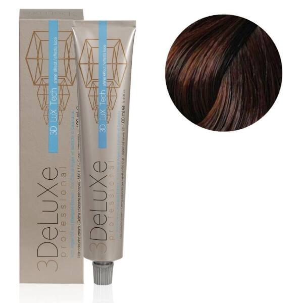 Coloring cream 5.4 light copper chestnut Deluxe Pro 100ML