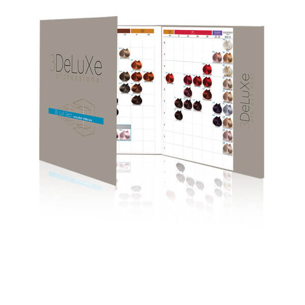 Nuancier coloration cheveux 3Deluxe 100 mechettes Nuancier coloration cheveux 3Deluxe 100 mechettes