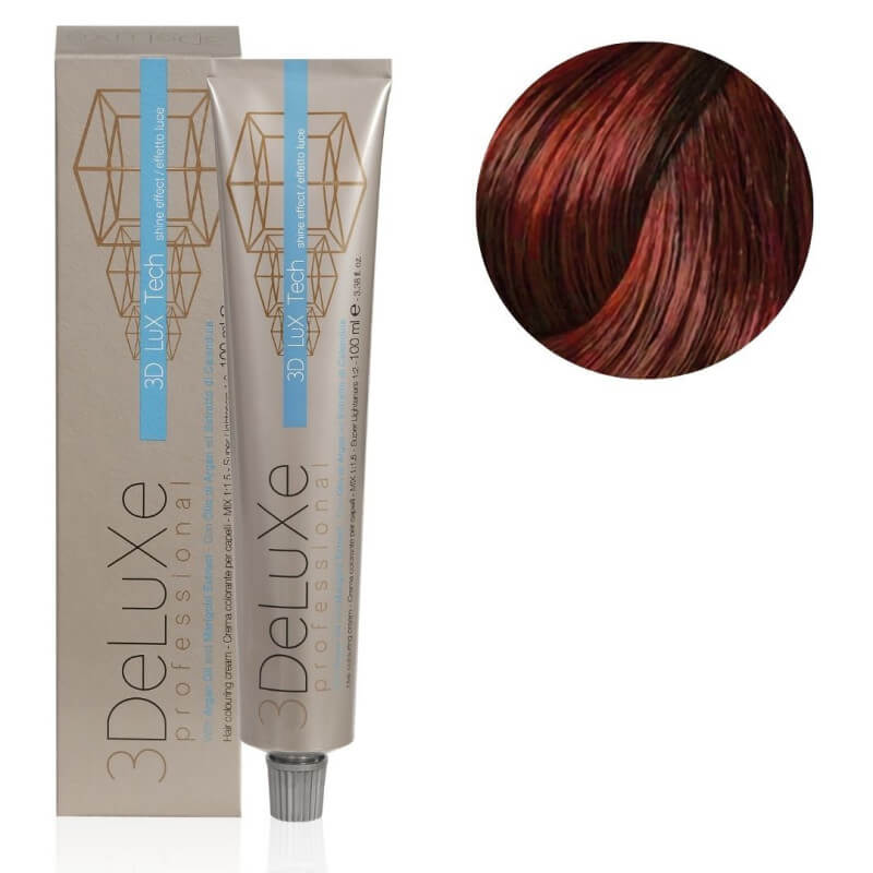 Färbecreme 6.66 dunkelblond intensiv rot 3Deluxe Pro 100ML