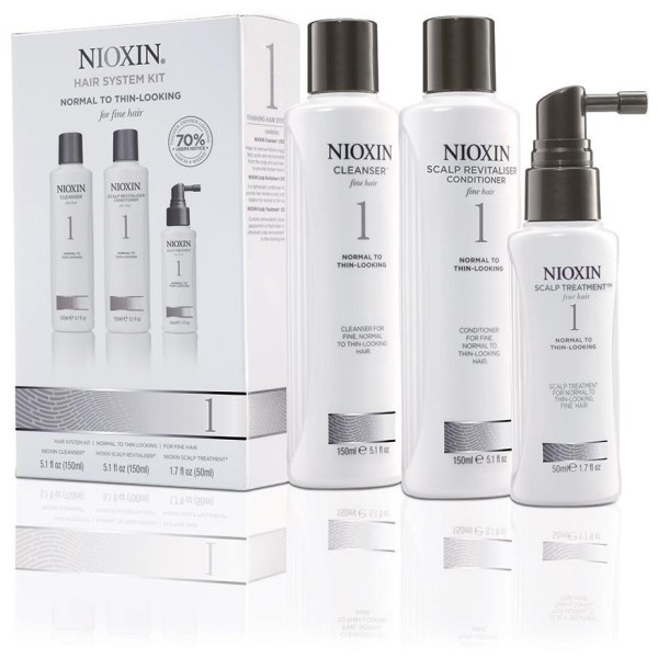 Kit Soin Nioxin N°1 Cheveux Normaux et Naturels Kit Soin Nioxin N°1 Cheveux Normaux et Naturels