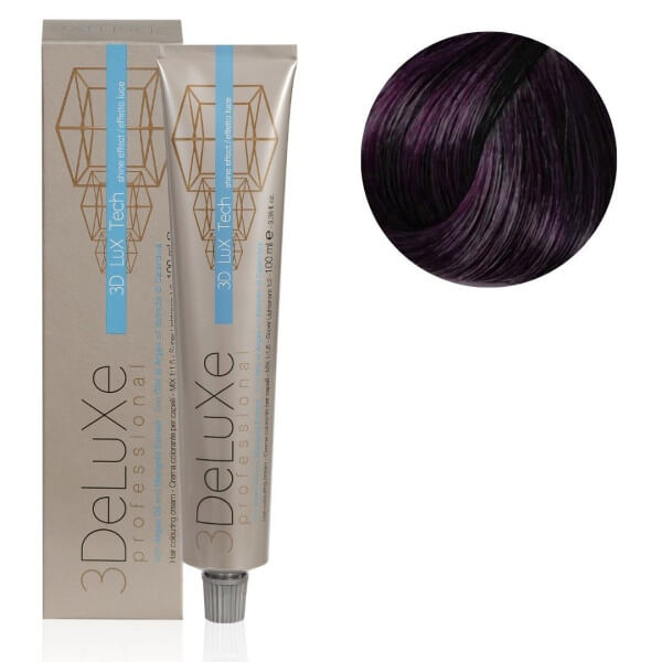 Coloração em creme 4.20 castanho irisado 3Deluxe Pro 100ML Coloração em creme 4.20 castanho irisado 3Deluxe Pro 100ML