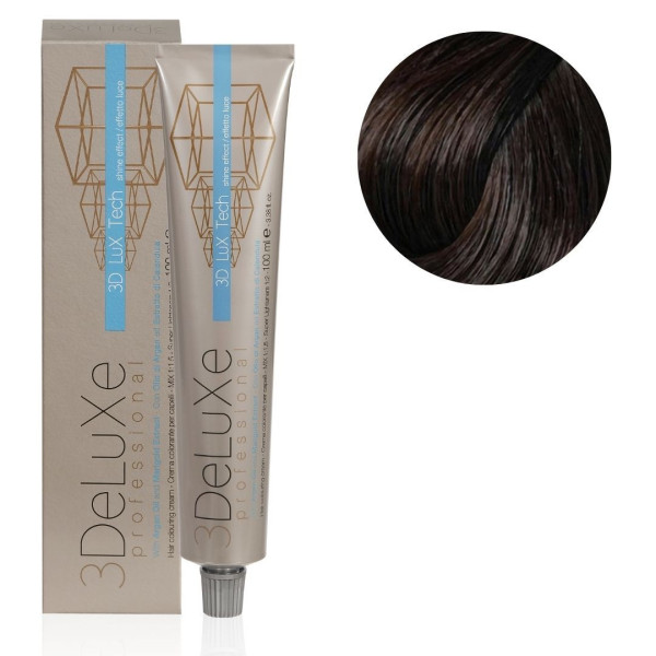 Haarfarbe 4.52 Schokoladen-Mahagoni-Braun 3Deluxe Pro 100ML