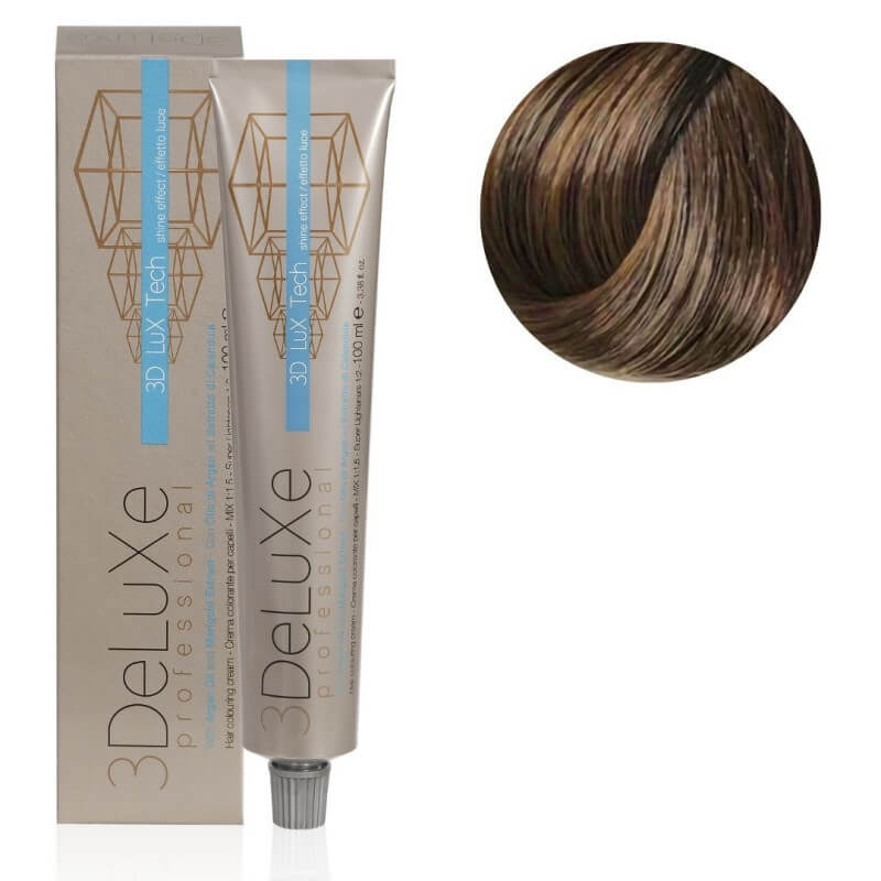 Crème colorante 6.31 blond foncé doré cendré 3Deluxe Pro 100ML