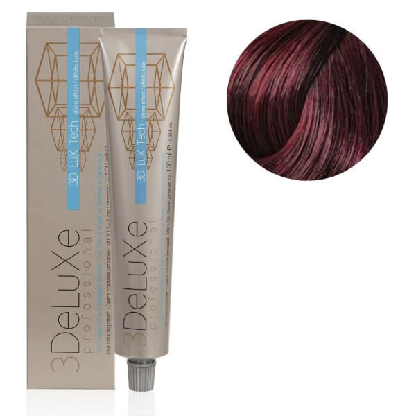 Crème colorante 6.62 blond foncé rouge violet 3Deluxe Pro 100ML