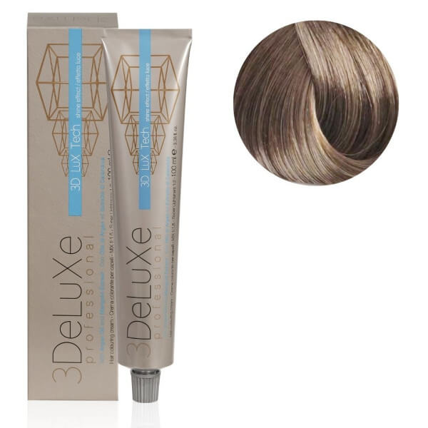 Light ash blonde hair dye 9.07 Deluxe Pro 100ML