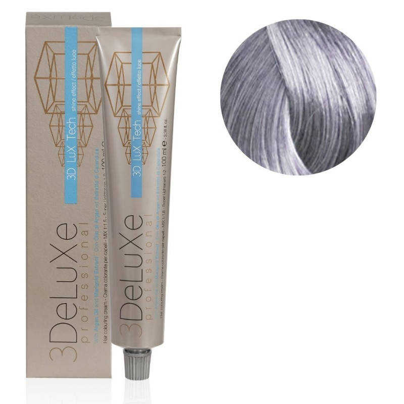 Intense Ash Platinum Blonde Hair Dye 10.11 3Deluxe Pro 100ML