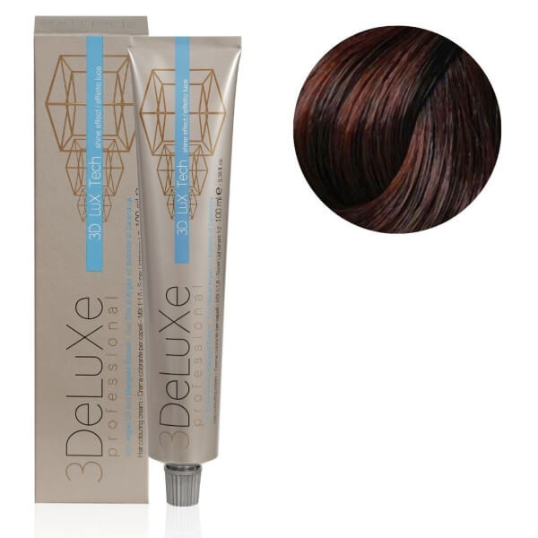 Coloring cream 5.52 light chestnut chocolate mahogany 3Deluxe Pro 100ML