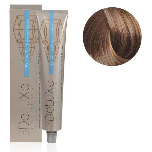 Hair coloring cream 8.7 light brown blond 3Deluxe Pro 100ML