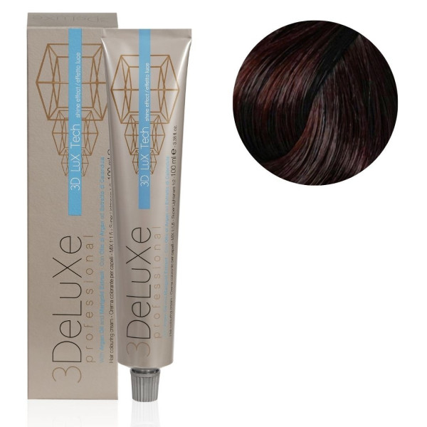 Hair dye 4.5 mahogany chestnut 3Deluxe Pro 100ML