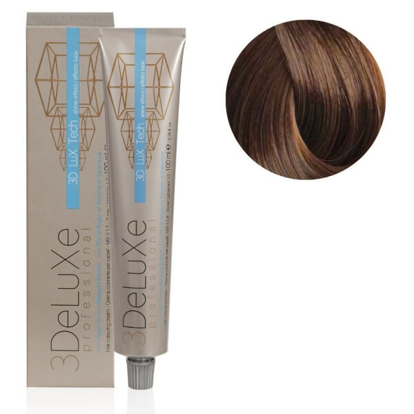 Crème colorante 7.7 blond moyen marron 3Deluxe Pro 100ML