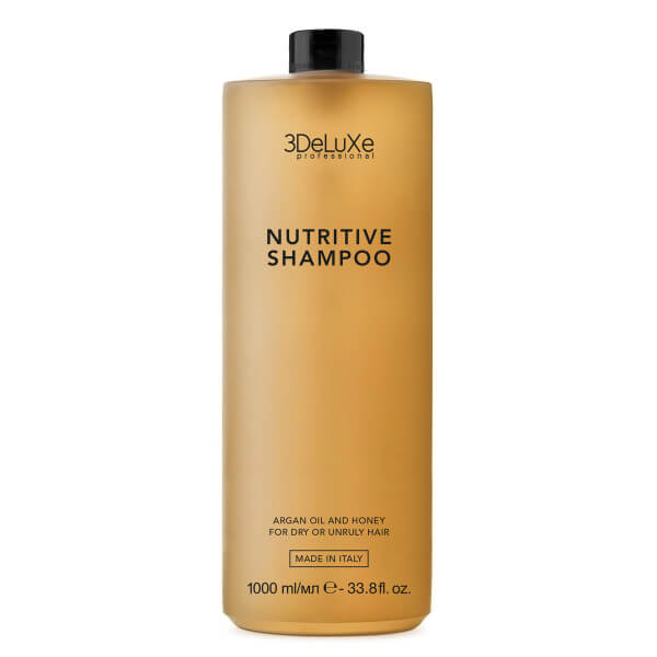 Champú nutritivo para cabello seco y sensible 3Deluxe 1L