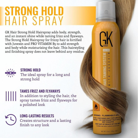 Hairspray Global Keratin GKhair - Tenuta forte - 320 ml