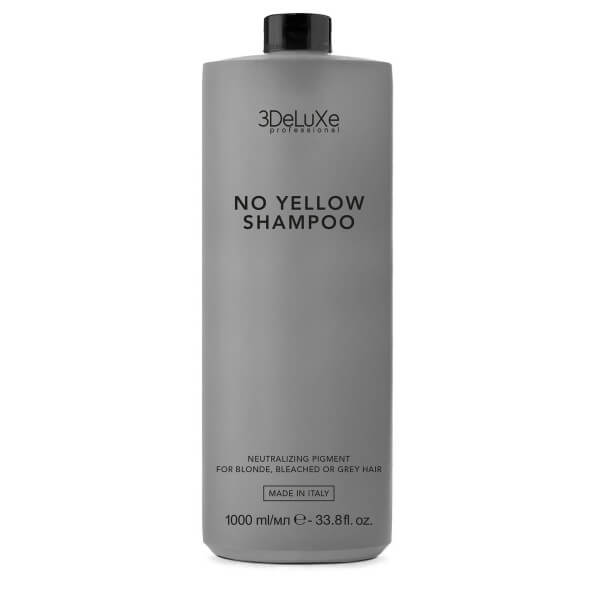 Champú No Yellow para cabello rubio o con mechas 3Deluxe 1L